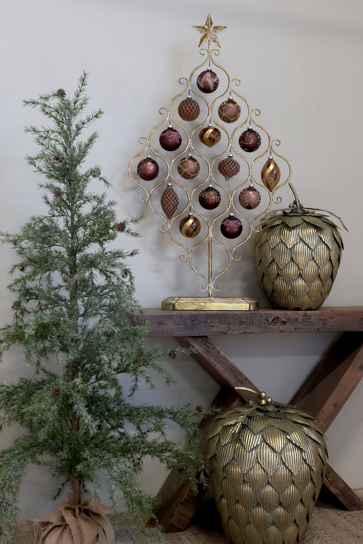 Christmas Bauble with Branches & Berries