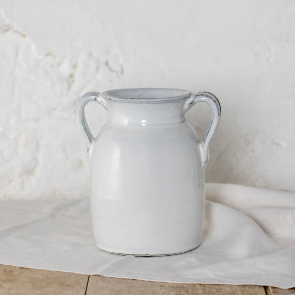 Glazed Tall Urn