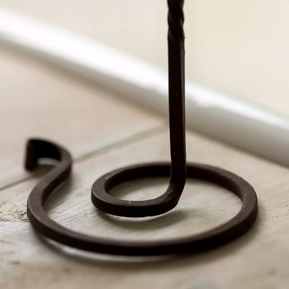 Tall Iron Candlestick