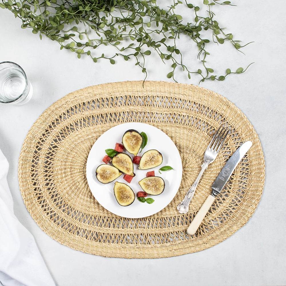 Natural Oval Placemat