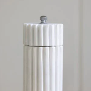 White Marble Salt Grinder