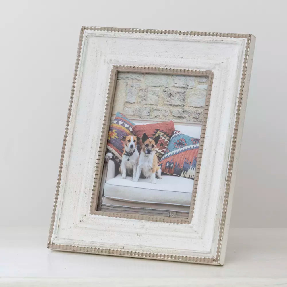 Wooden Photo Frame with Beading 7 x 5"