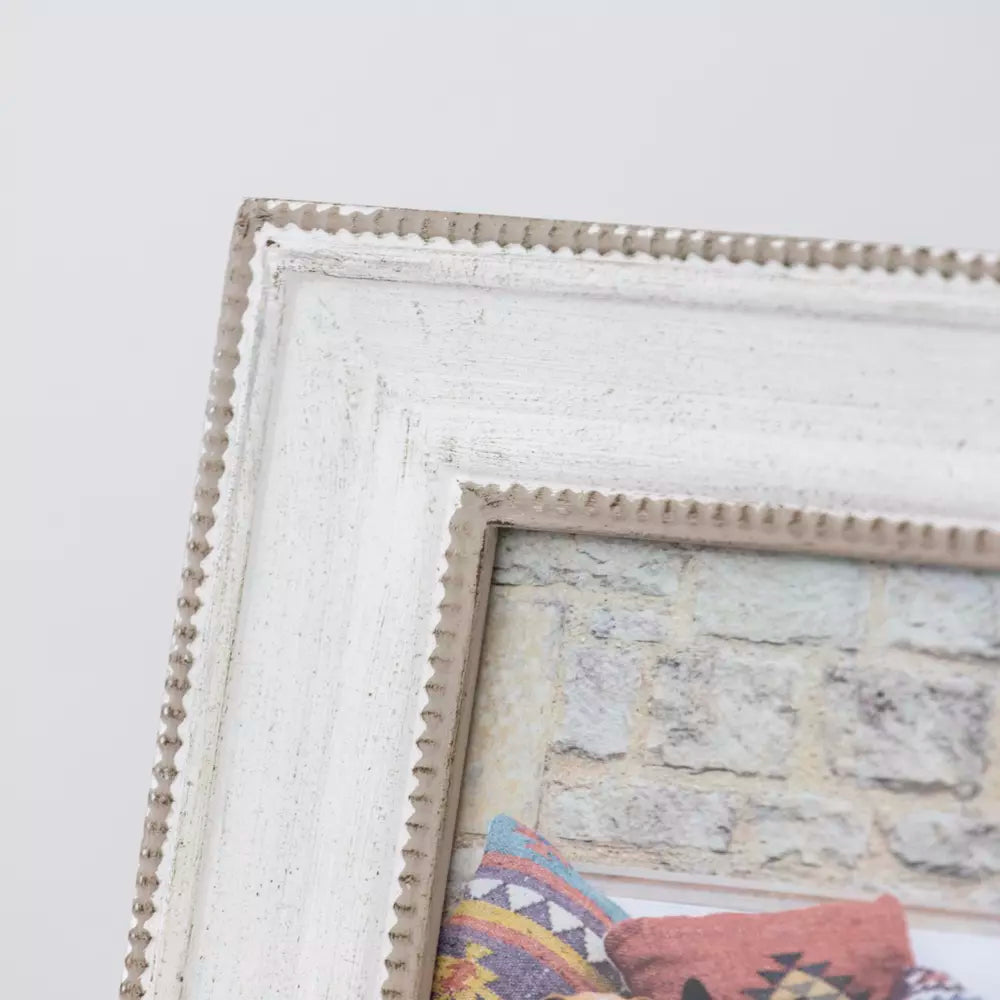Wooden Photo Frame with Beading 7 x 5"