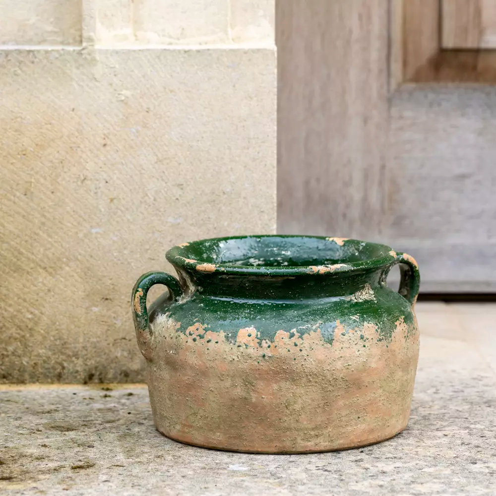 Terracotta Pot - Green