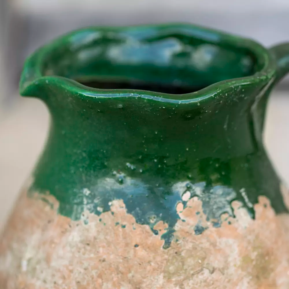 Terracotta Jug - Green