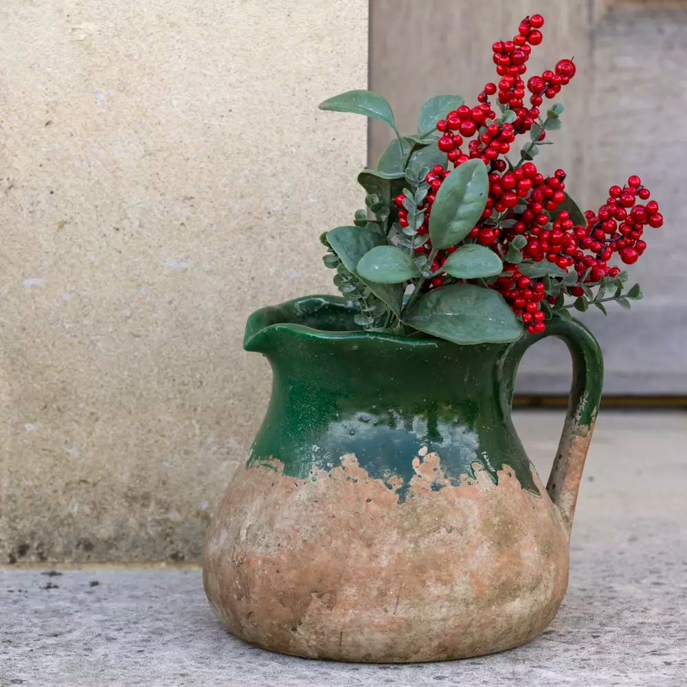 Terracotta Jug - Green