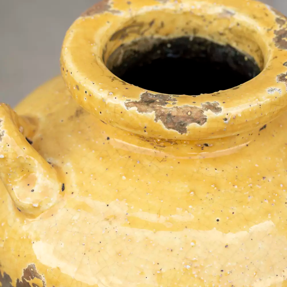 Terracotta Urn - Yellow