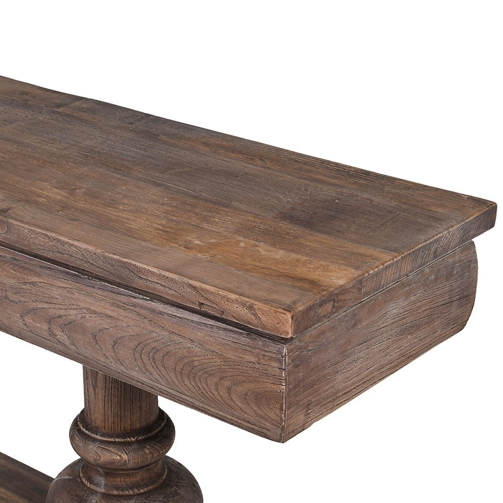 Antique reclaimed Elm Console table