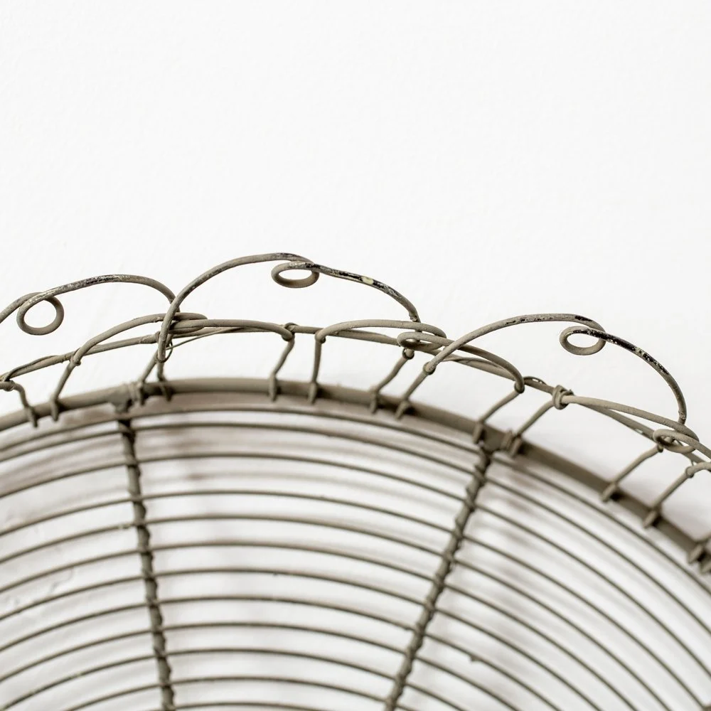 Round Wire Tray - Set of 2