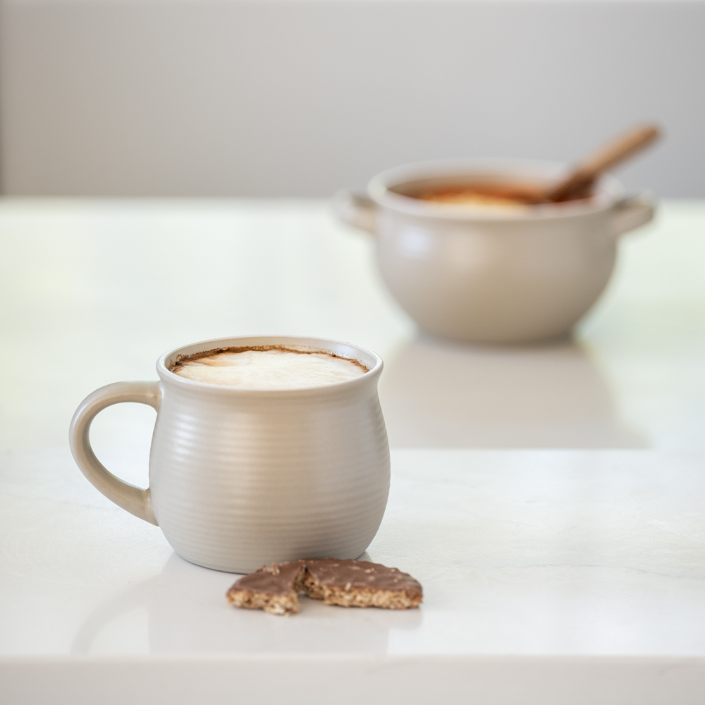 Stoneware Mug Putty - Set of 4