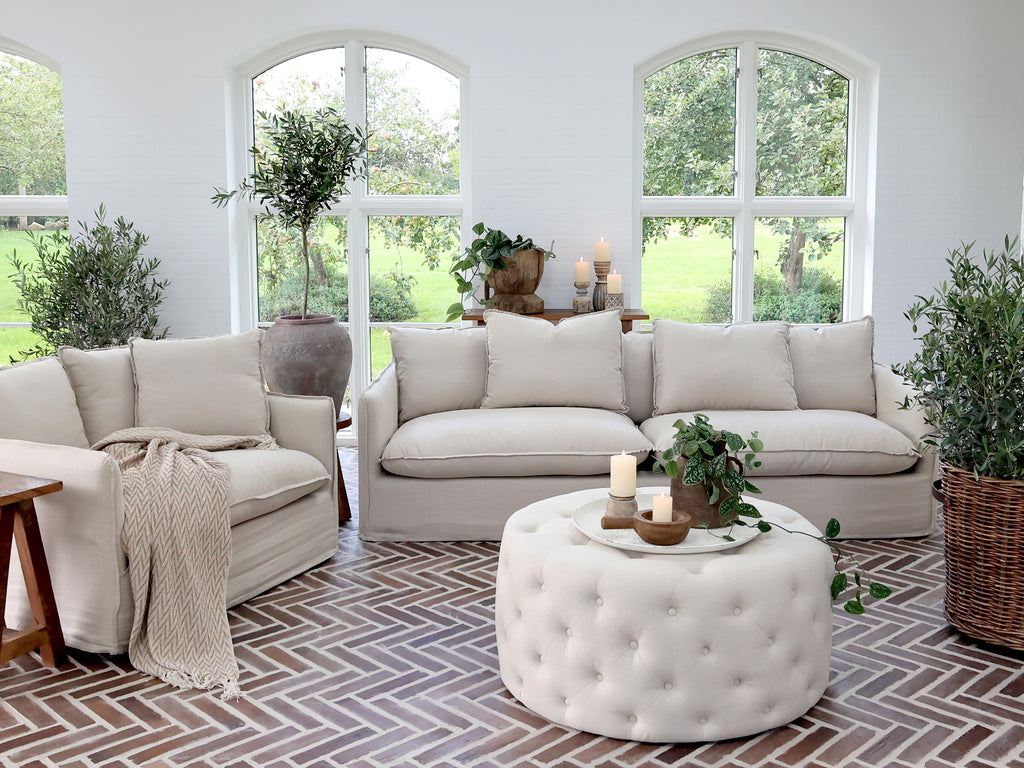 Aix Throw in Latte with Fringe
