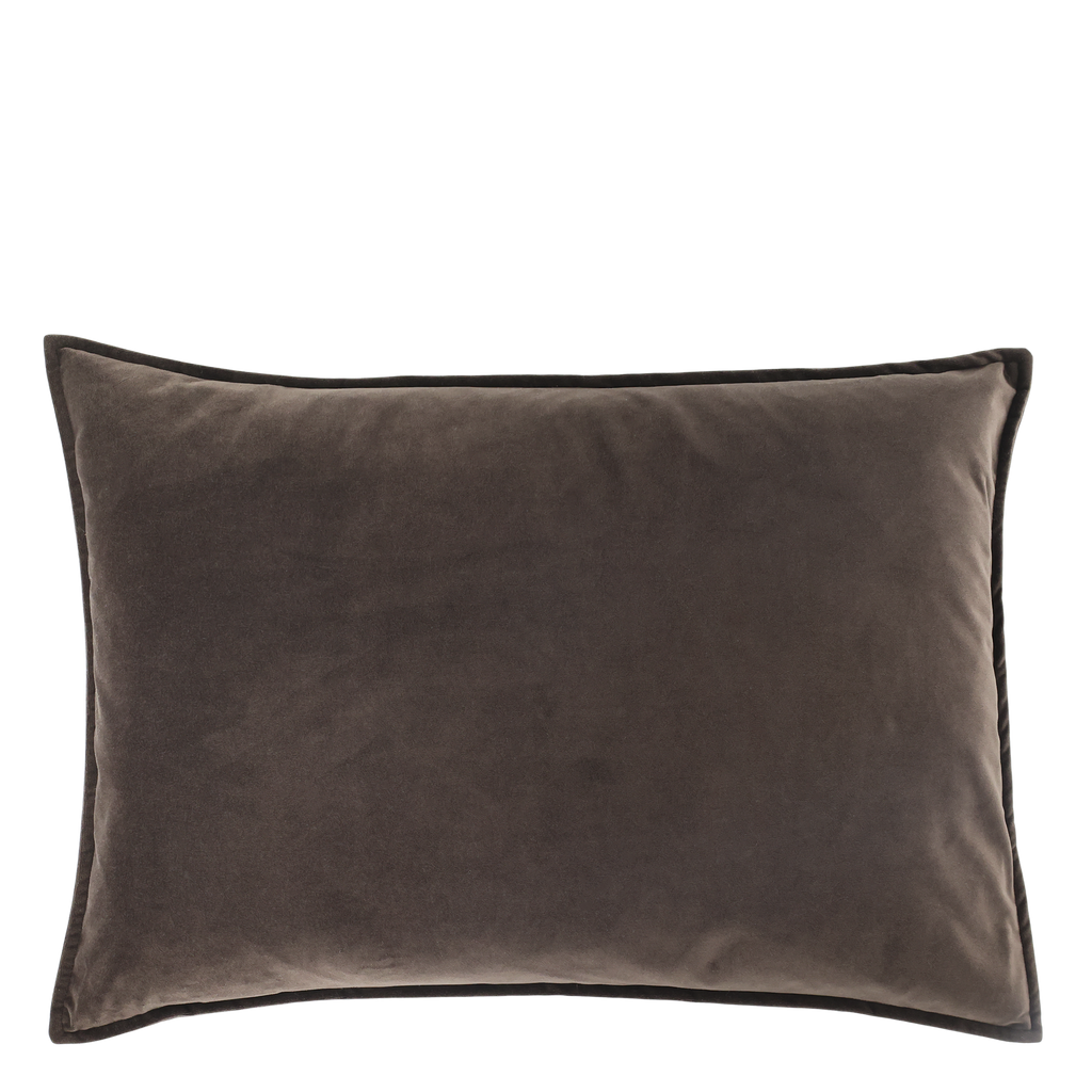Velour Cushion in Mocca