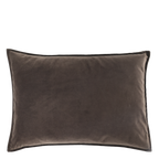 Velour Cushion in Mocca