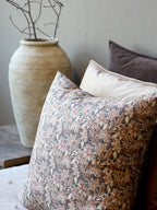 Velour Cushion in Mocca