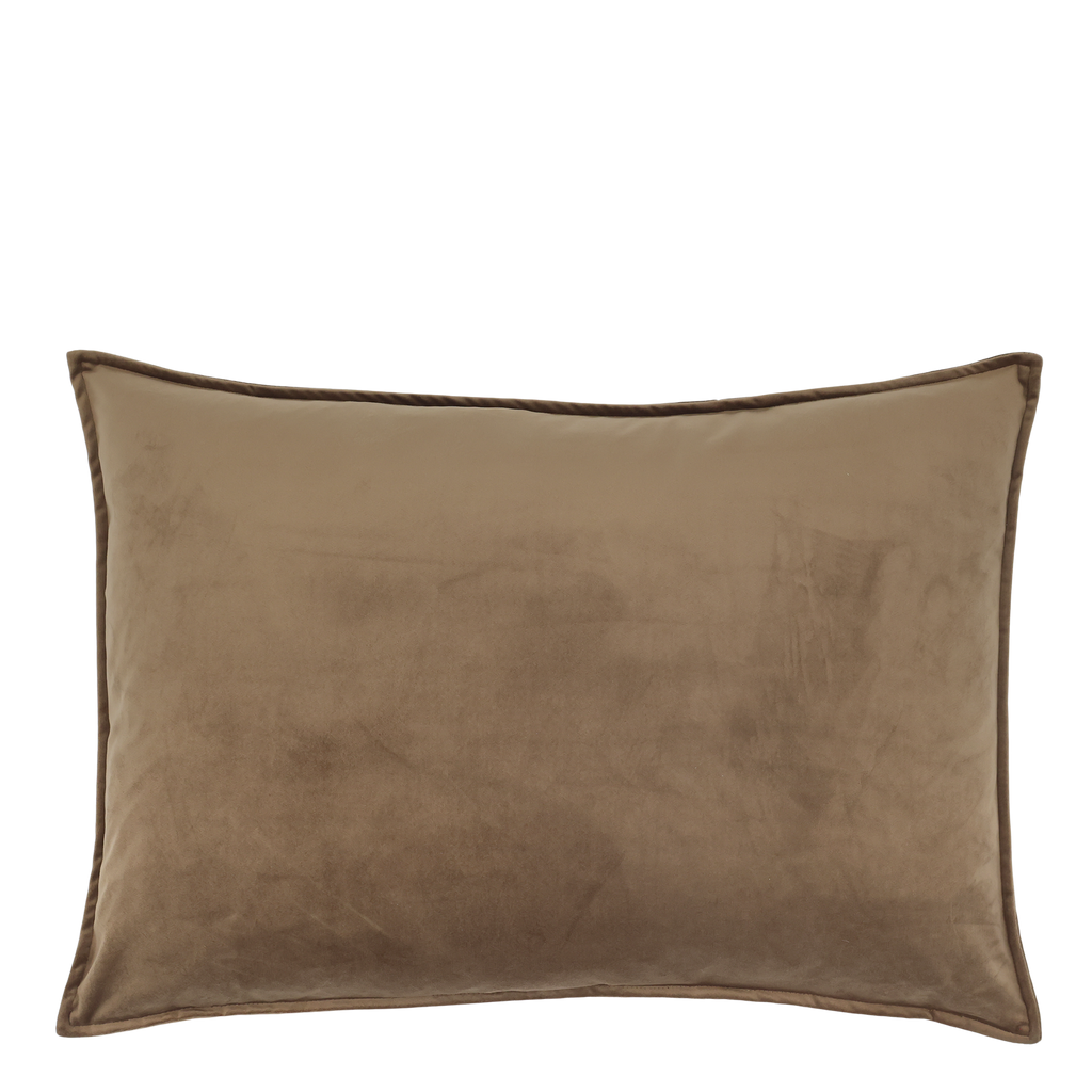 Velour Cushion in Nougat