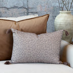 Aix Cushion - Floral Latte with flowers