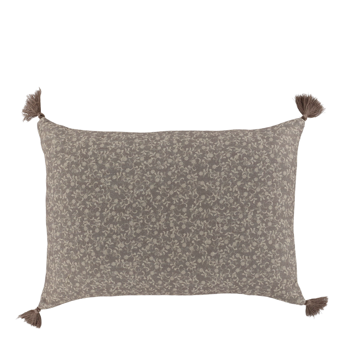 Aix Cushion - Floral Latte with flowers