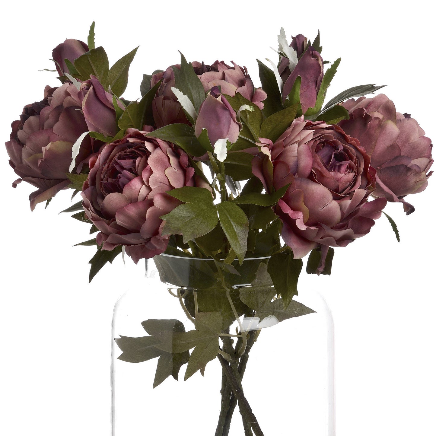 Dusty pink spray rose peony