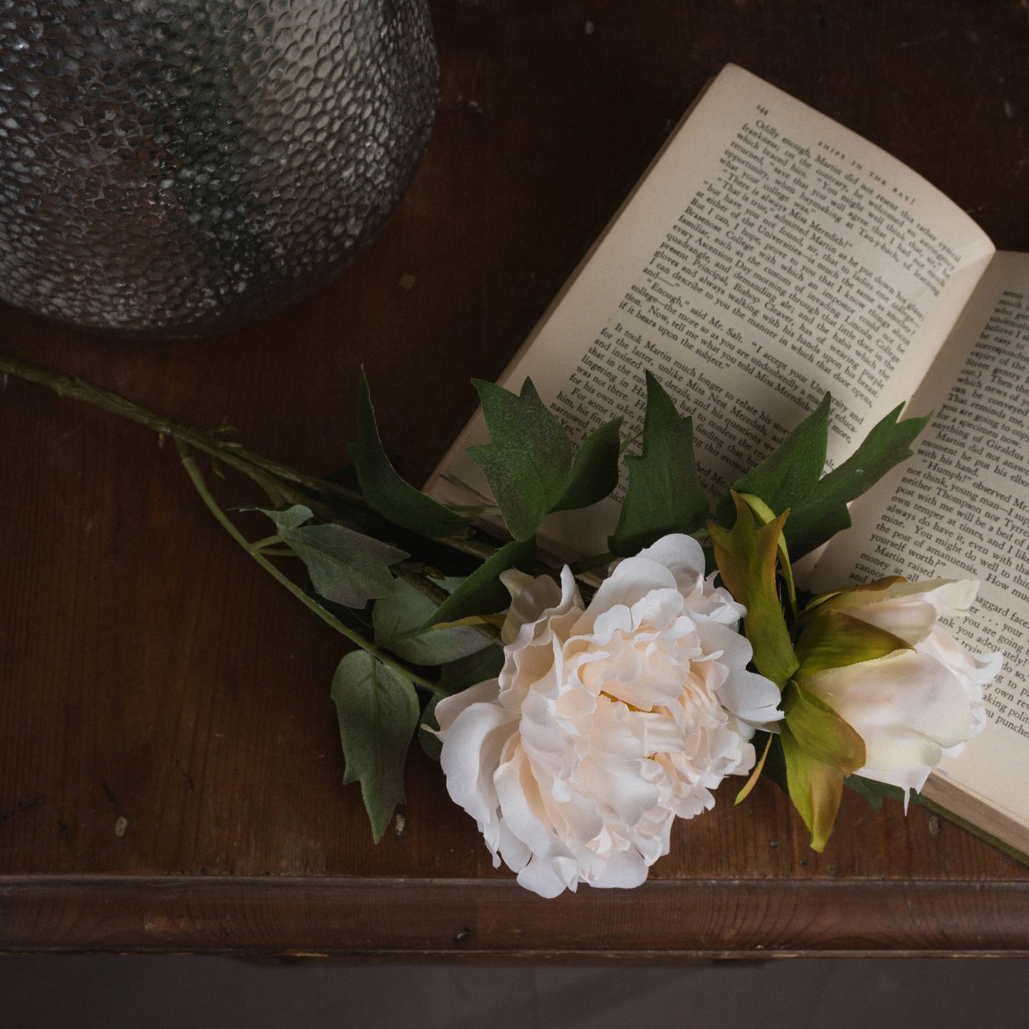 White fashion peony