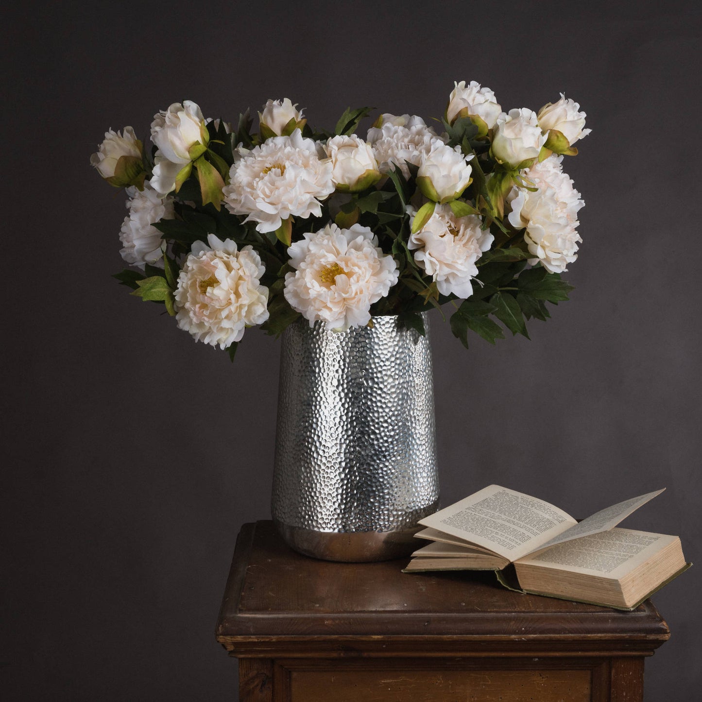 White fashion peony