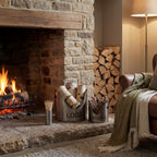 Logs & Kindling Buckets & Matchstick Holder (Various Colours)