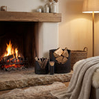 Logs & Kindling Buckets & Matchstick Holder (Various Colours)
