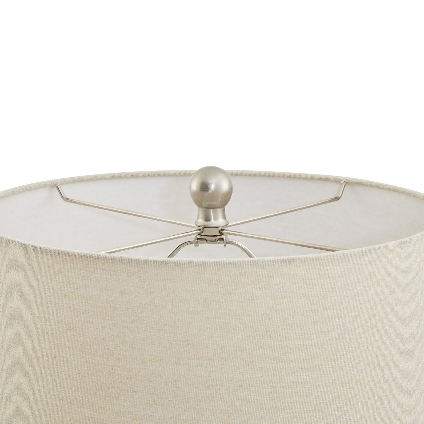 Lattice Ceramic Table Lamp with Linen Shade