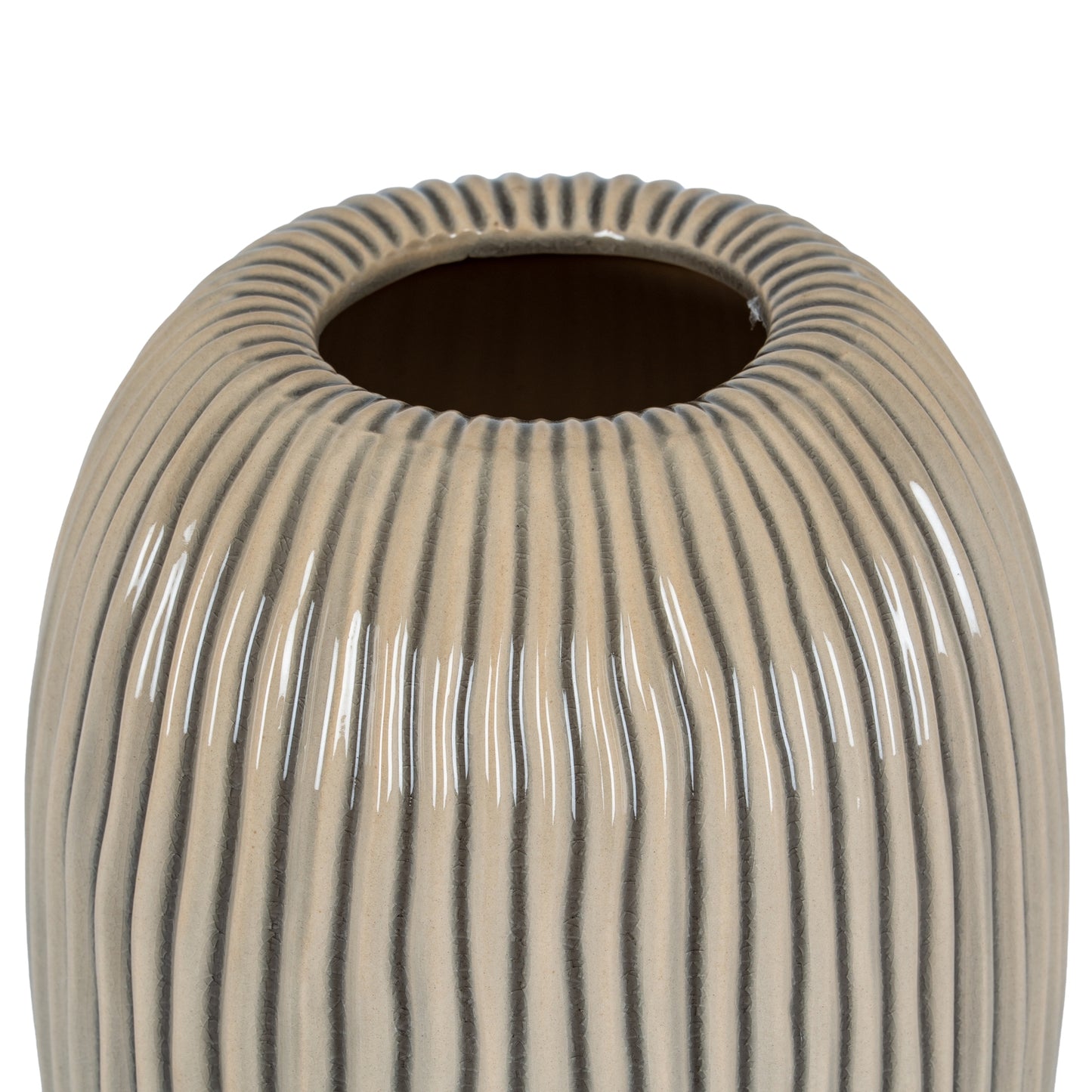 Pallida Large Striped Vase