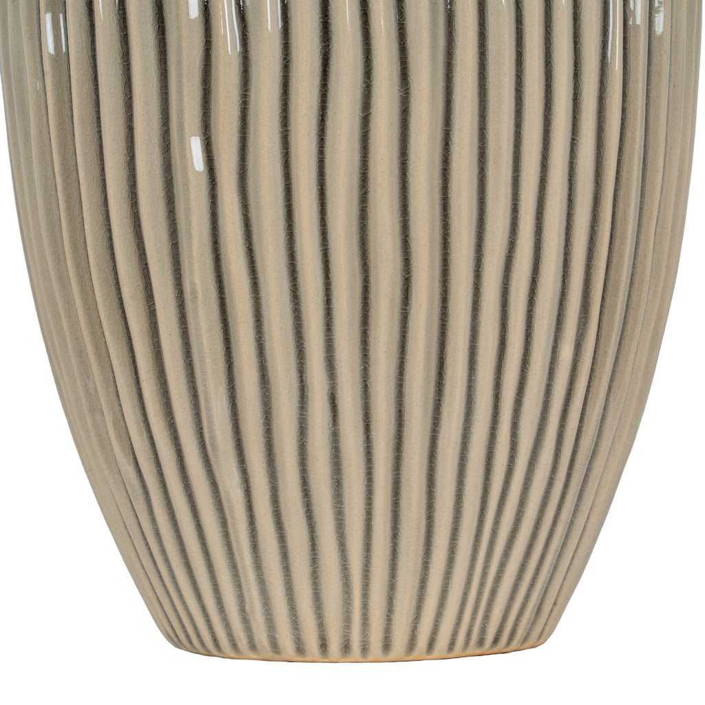 Pallida Large Striped Vase
