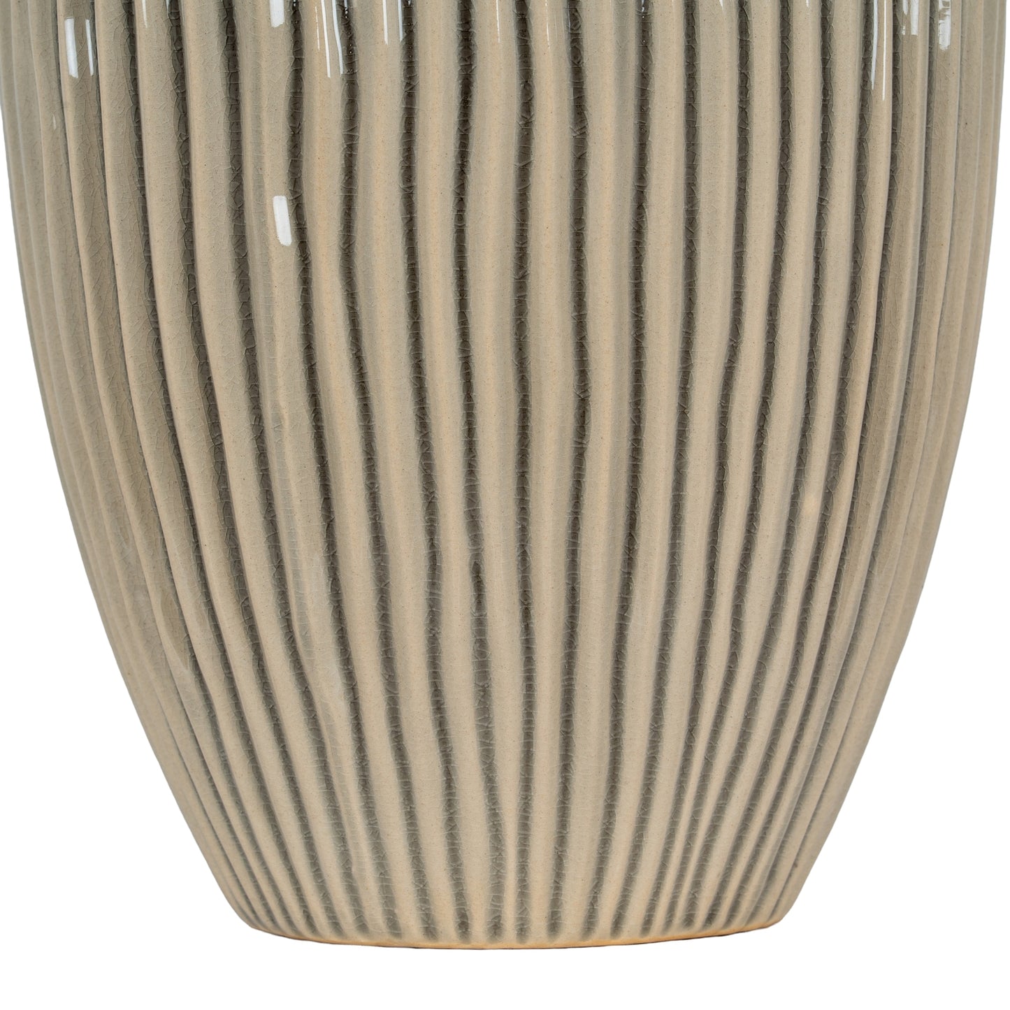 Pallida Large Striped Vase