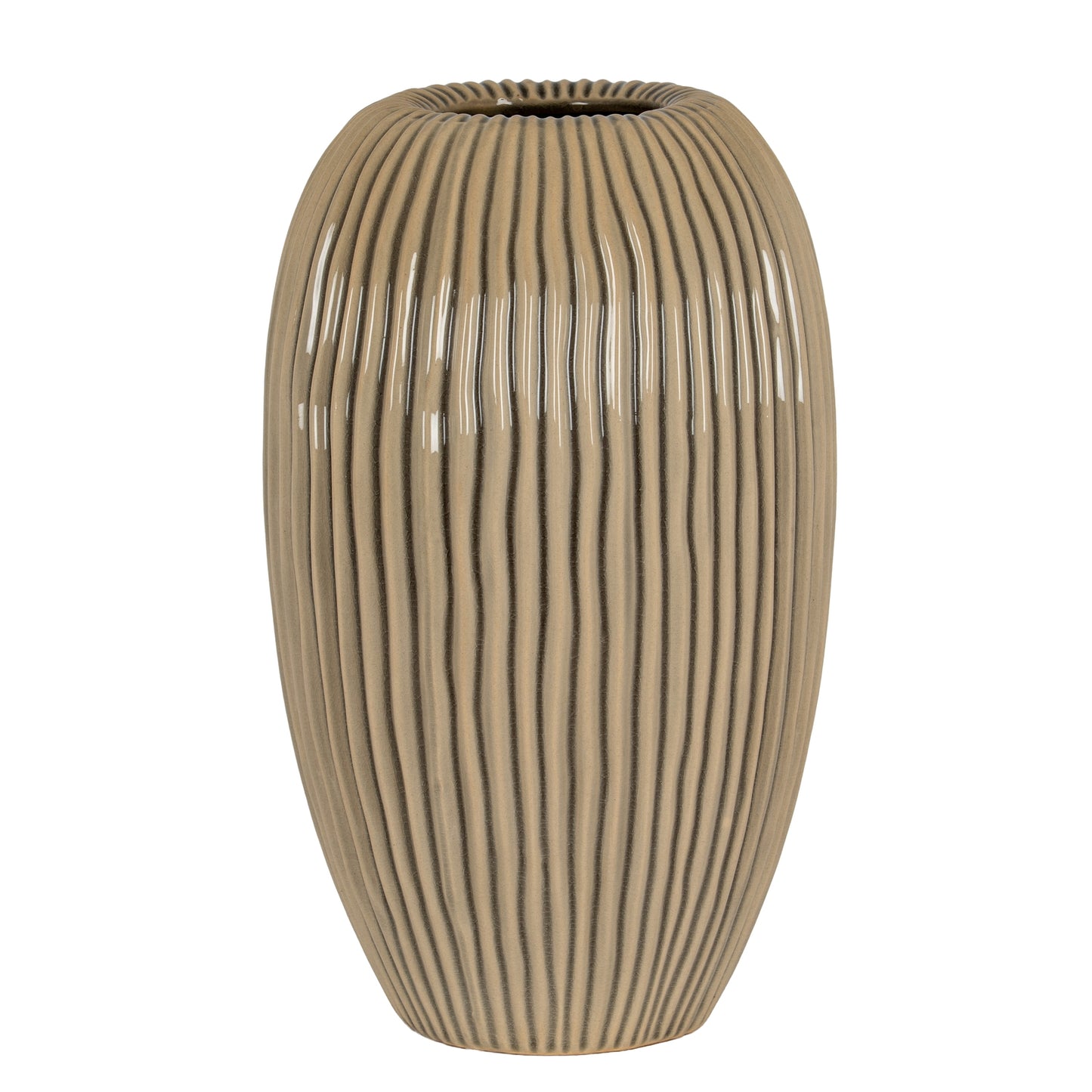 Pallida Large Striped Vase