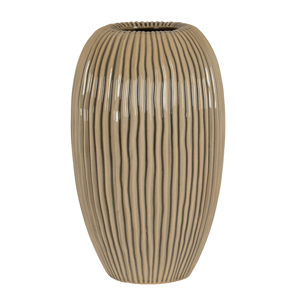 Pallida Large Striped Vase