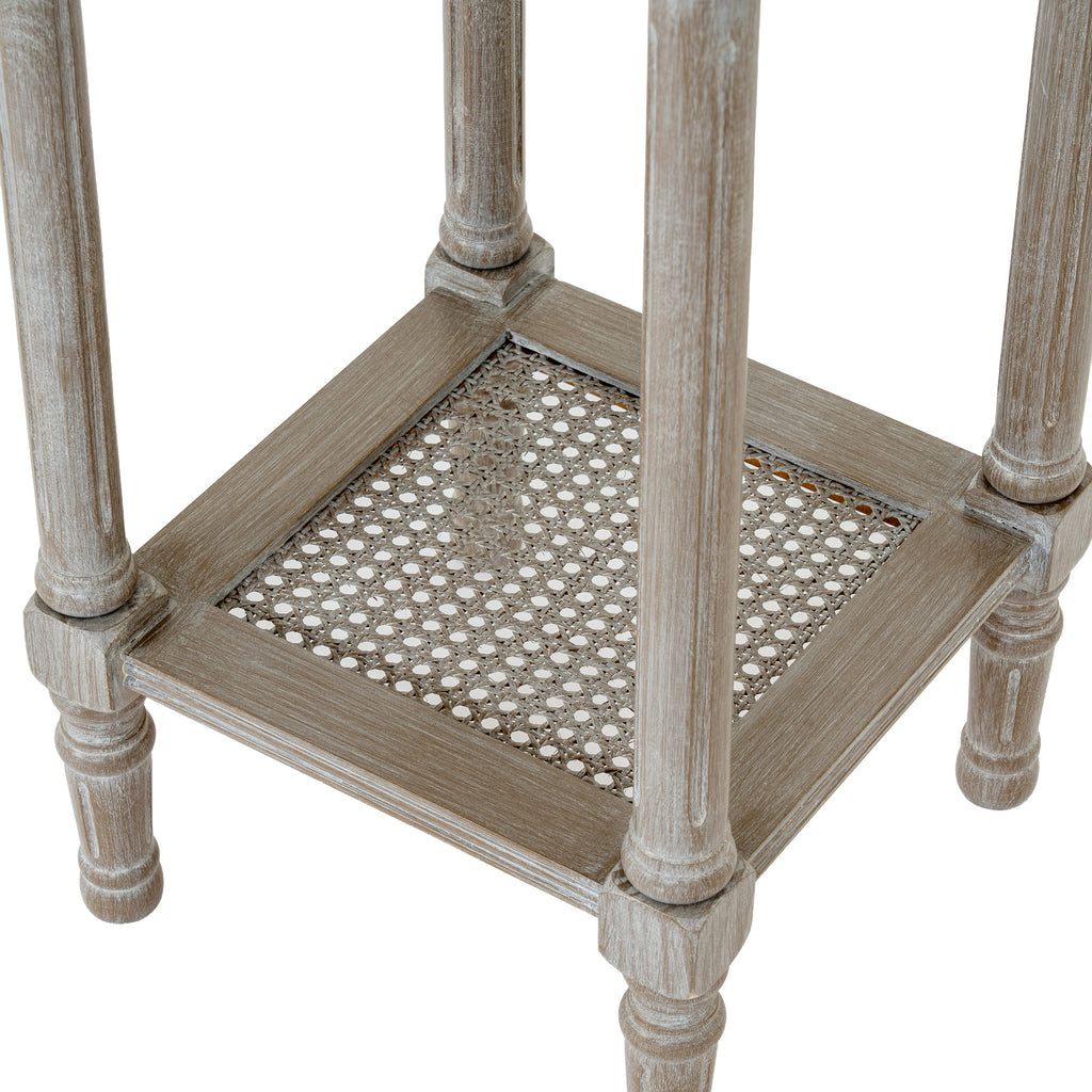 Serene Rattan Small Side Table