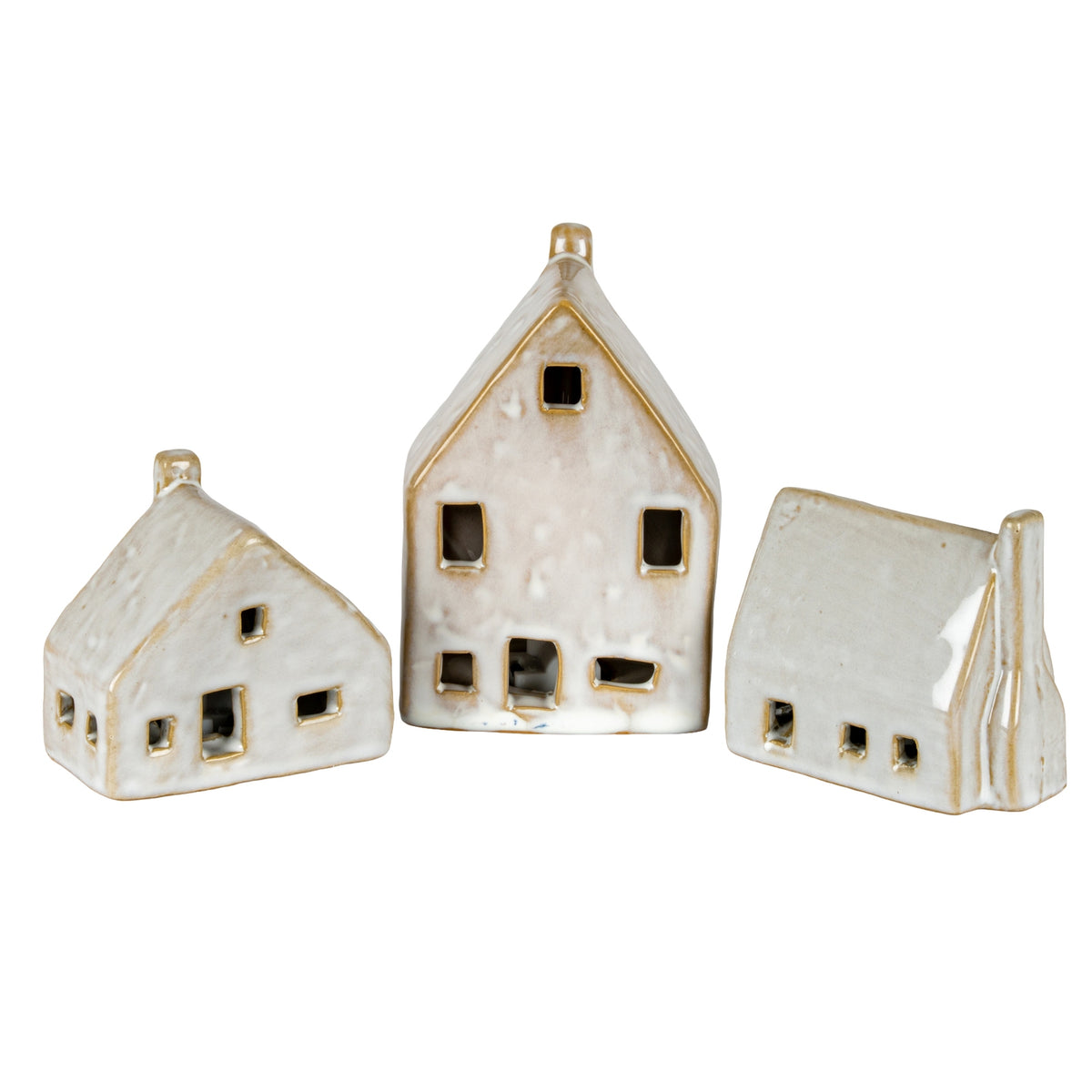 Nook Ceramic Barn with LED Light