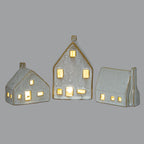 Nook Ceramic Barn with LED Light