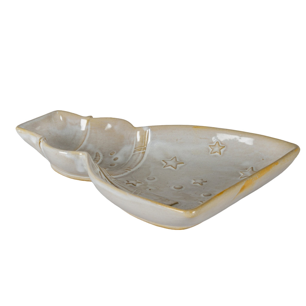 Alora Ceramic Snowman Dish