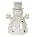 Alora Ceramic Snowman with LED Light (Various Sizes)