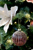 Mauve Christmas Baubles (Set of 6)