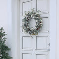 Wreath with Berries and Snow