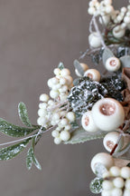 Wreath with Berries and Snow