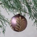 Christmas Bauble with Leaves