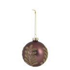 Christmas Bauble with Leaves