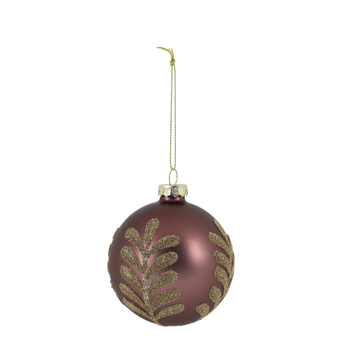 Christmas Bauble with Leaves