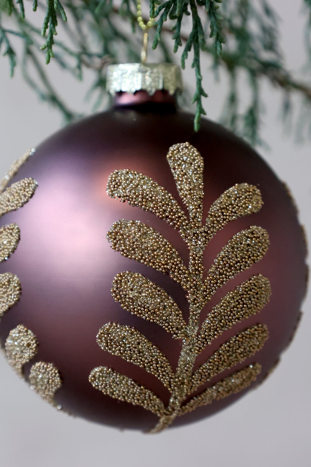 Christmas Bauble with Leaves
