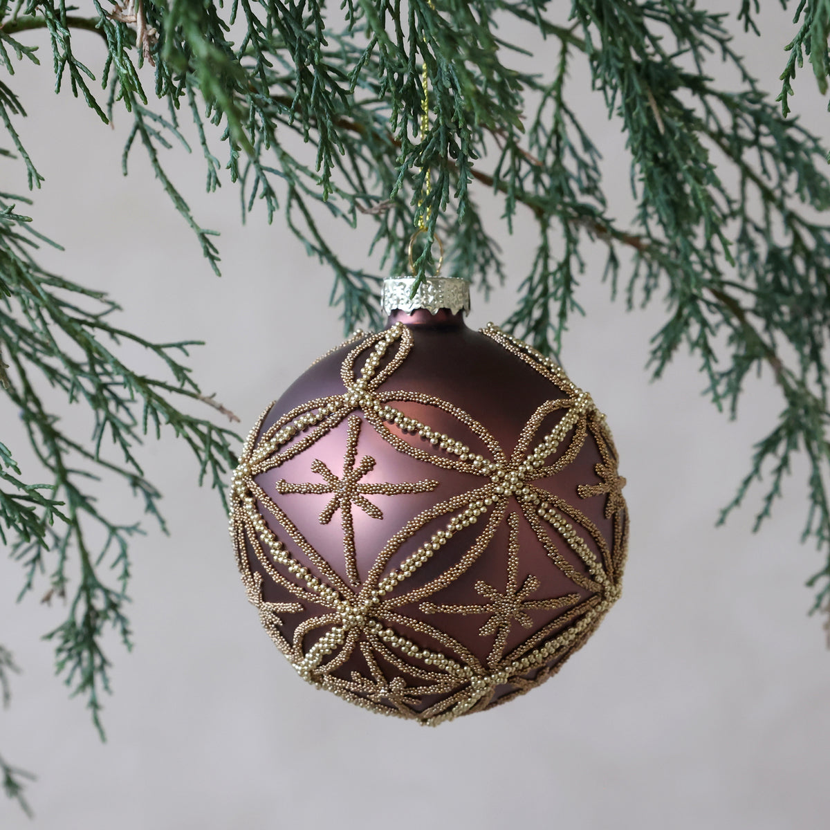Christmas Bauble with Pattern