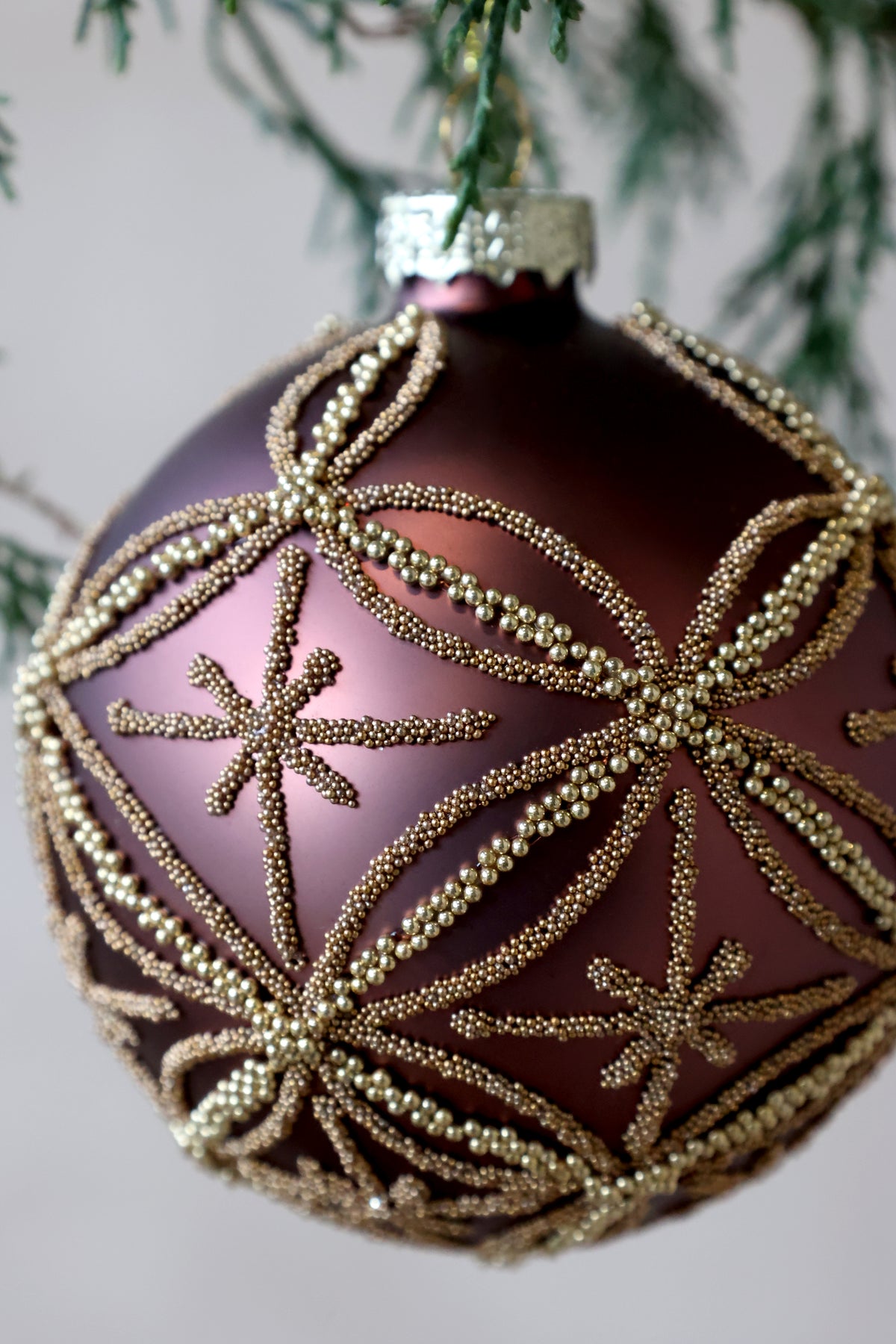 Christmas Bauble with Pattern