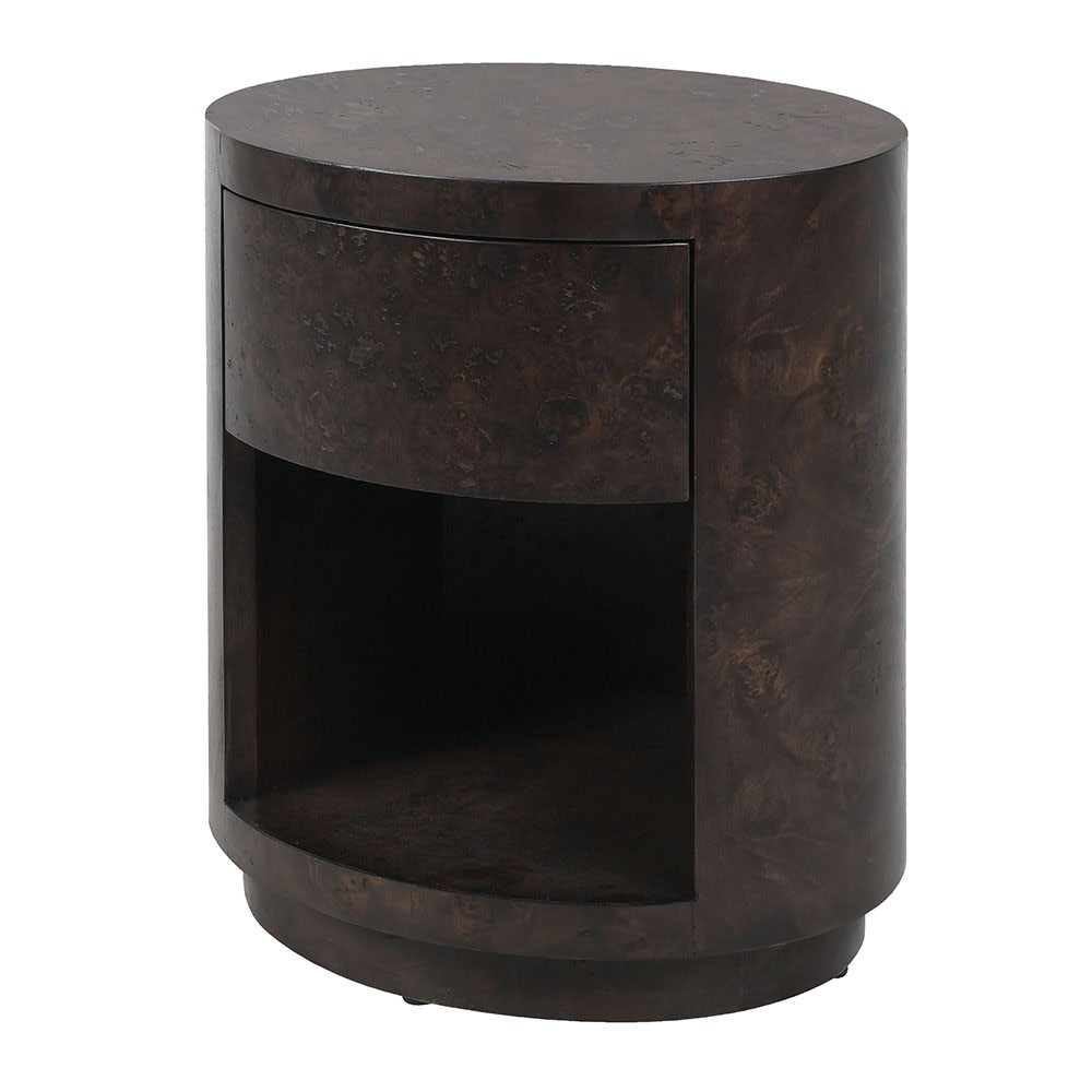 Carillo Curved Single Drawer Bedside