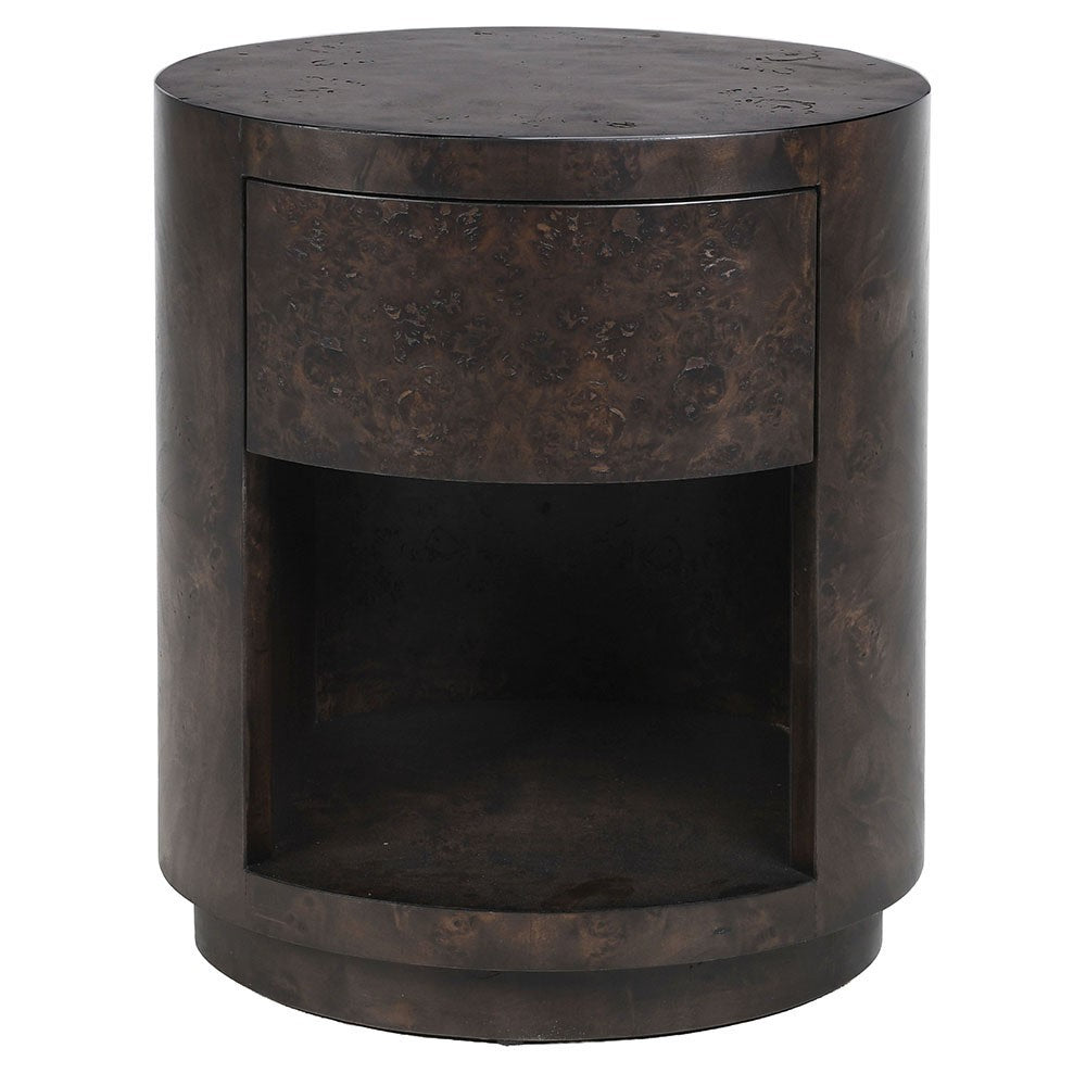 Carillo Curved Single Drawer Bedside
