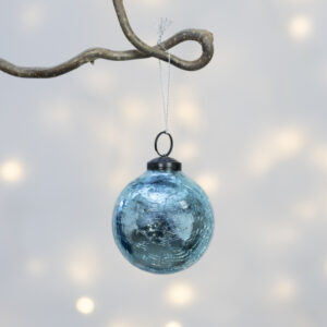 Crackle Turquoise Bauble Large and Small