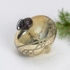 Antique Gold Etched Onion Decoration